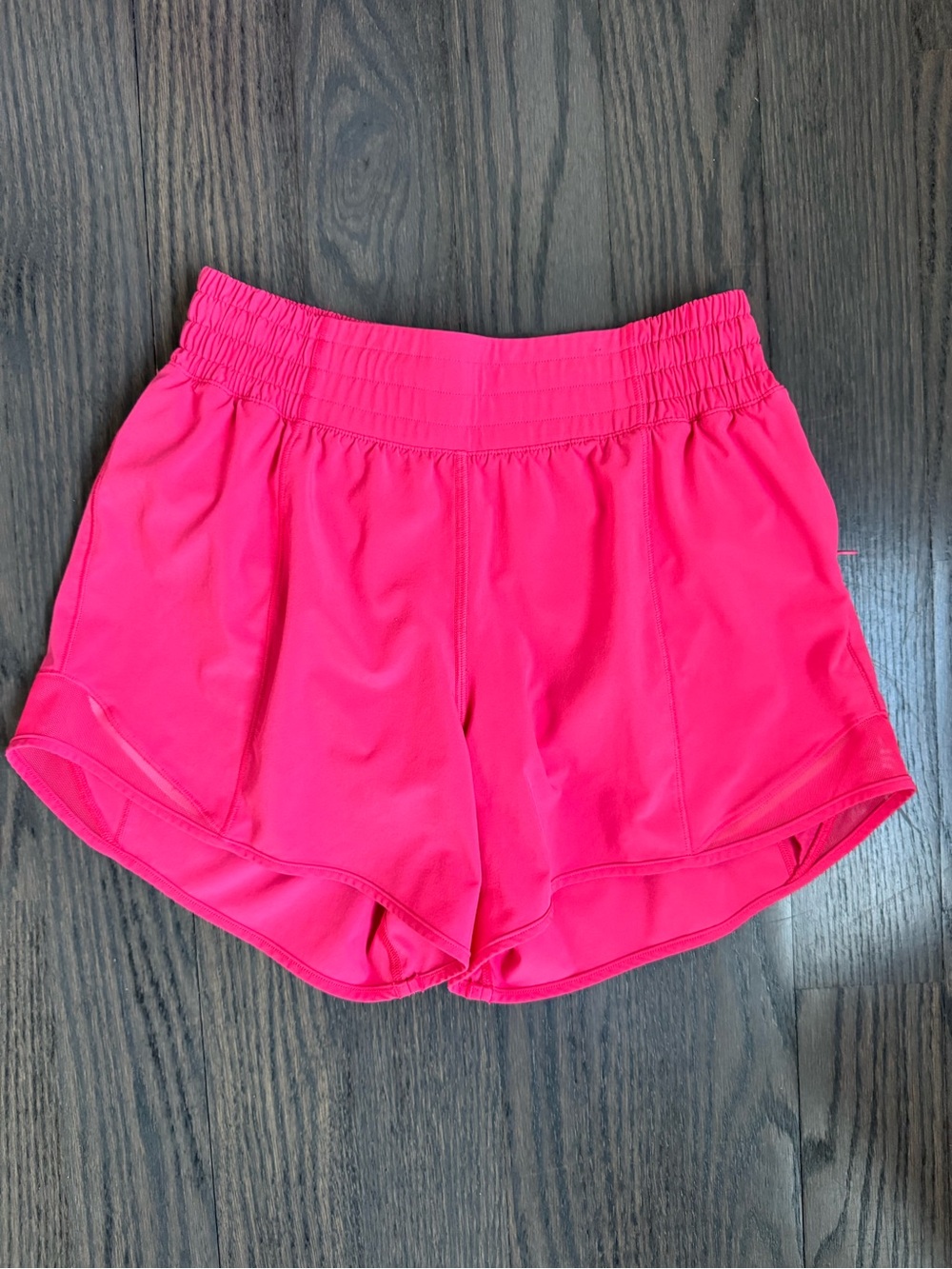 Lululemon Hotty Hot Short II *Long 4" Hot Pink Size 4 - Picture 3 of 5
